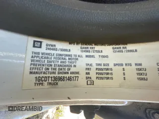 2006 Chevrolet Colorado 2LT z VIN 1GCDT136968146177, wystawiony jako Copart lot #57607155 z przebiegiem 276 364 mil mil oraz Czysty tytuł • Clean title. Historia ofert i sprzedaży dostępna na DreamBid. Obrazek 10.