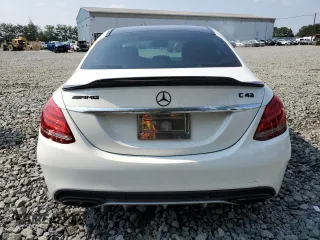 2018 Mercedes-Benz C 43 AMG z VIN 55SWF6EB3JU270248, wystawiony jako Copart lot #60402395 z przebiegiem 91 502 mil mil oraz Szkoda całkowita • Salvage title. Historia ofert i sprzedaży dostępna na DreamBid. Obrazek 6.