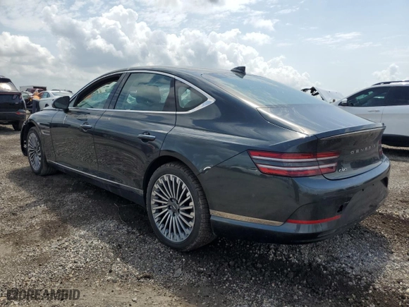2023 Genesis Electrified G80 with VIN KMTGE4S17PU007500, listed as a Copart auction lot 53952055 with 6,226 mi miles and Clean Title. Bid and sale history available at carsss.com. Image 2.