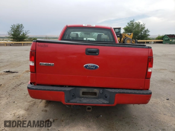2008 Ford F-150 STX with VIN 1FTRX12W38FA65220, listed as a Copart auction lot 59760725 with 147,469 mi miles and Salvage title. Bid and sale history available at DreamBid. Image 6.