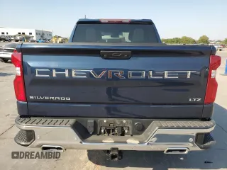 2023 Chevrolet Silverado 1500 LTZ with VIN 1GCUDGE89PZ129566, listed as a Copart auction lot 75698284 with 22,918 mi miles and Salvage Title. Bid and sale history available at carsss.com. Image 6.