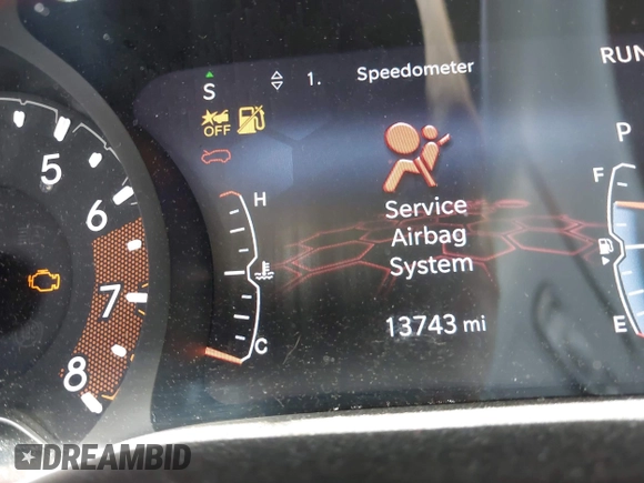 2022 Jeep Compass Latitude z VIN 3C4NJCBB7NT189257, wystawiony jako IAAI lot #42250218 z przebiegiem 13 743 mil mil oraz . Historia ofert i sprzedaży dostępna na DreamBid. Obrazek 15.