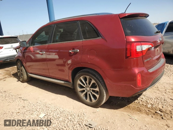 2014 Kia Sorento SX with VIN 5XYKW4A78EG518725, listed as a Copart auction lot 46819425 with 0 mi miles and Salvage Title. Bid and sale history available at carsss.com. Image 2.