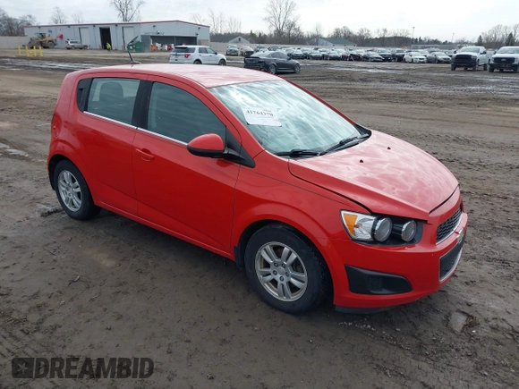 2013 Chevrolet Sonic LT with VIN 1G1JC6SB2D4179193, listed as a IAAI auction lot 41764370 with 201,073 mi miles. Bid and sale history available at carsss.com. Image 1.