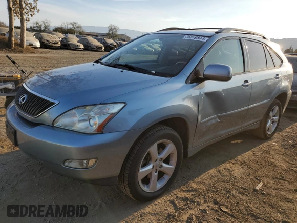 2005 Lexus RX 330 with VIN 2T2GA31U05C038710, listed as a Copart auction lot 76619834 with 139,702 mi miles and Salvage Title. Bid and sale history available at carsss.com. Image 1.