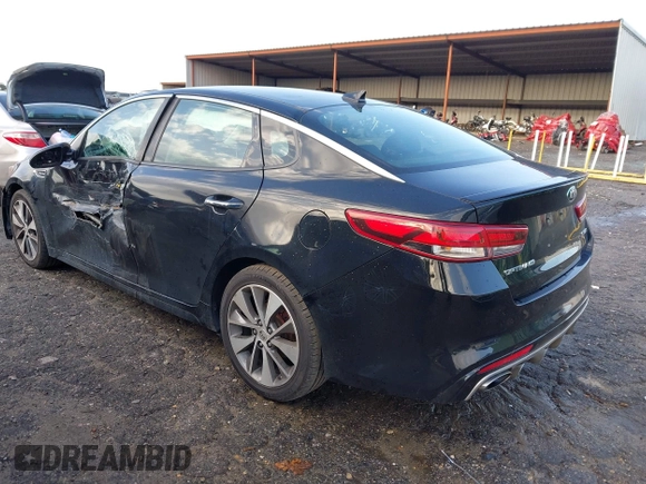 2016 Kia Optima SX Turbo with VIN 5XXGW4L25GG021629, listed as a IAAI auction lot 41812981 with 89,850 mi miles and . Bid and sale history available at DreamBid. Image 3.