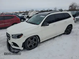 2023 Mercedes-Benz GLS 450 z VIN 4JGFF5KE6PA861519, wystawiony jako Copart lot #42971085 z przebiegiem 101 343 mil mil oraz Czysty tytuł • Clean title. Historia ofert i sprzedaży dostępna na DreamBid. Obrazek 1.