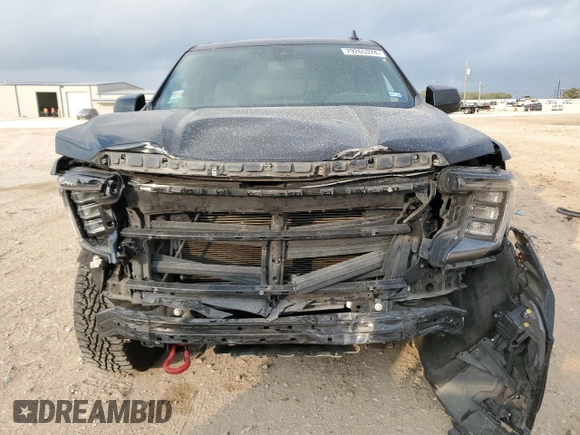 2021 GMC Yukon AT4 with VIN 1GKS2CKDXMR417491, listed as a Copart auction lot 79265374 with 74,073 mi miles and Salvage Title. Bid and sale history available at carsss.com. Image 5.