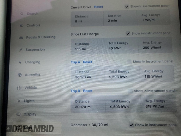 2021 Tesla Model S Long Range Plus z VIN 5YJSA1E2XMF426999, wystawiony jako Copart lot #61094375 z przebiegiem 30 170 mil mil oraz Szkoda całkowita • Salvage title. Historia ofert i sprzedaży dostępna na DreamBid. Obrazek 9.