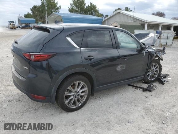 2020 Mazda CX-5 Grand Touring with VIN JM3KFADMXL0835481, listed as a Copart auction lot 44276955 with 36,862 mi miles and Salvage Title. Bid and sale history available at DreamBid. Image 3.