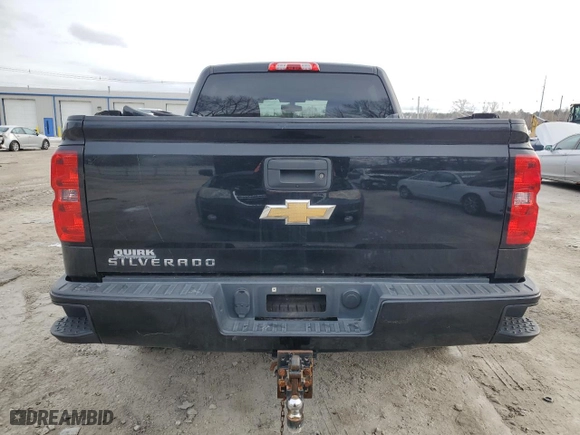 2018 Chevrolet Silverado 1500 Custom with VIN 3GCUKPEC7JG542006, listed as a Copart auction lot 41578555 with 97,794 mi miles and Salvage Title. Bid and sale history available at carsss.com. Image 6.
