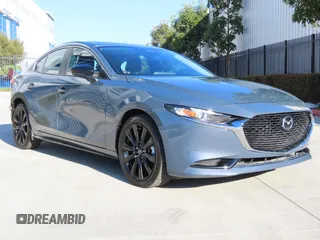 2025 Mazda 3 S Carbon Edition with VIN 3MZBPBCM5SM456474, listed as a Copart auction lot 47440055 with 3,617 mi miles and Clean Title. Bid and sale history available at DreamBid. Image 1.