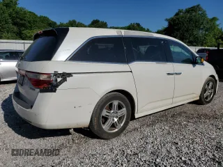 2013 Honda Odyssey Touring with VIN 5FNRL5H90DB003003, listed as a Copart auction lot 58519345 with 259,383 mi miles and Salvage title. Bid and sale history available at DreamBid. Image 3.