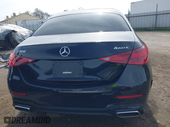 2024 Mercedes-Benz C 300 with VIN W1KAF4HB2RR190933, listed as a IAAI auction lot 41670470 with 2,744 mi miles and . Bid and sale history available at DreamBid. Image 17.
