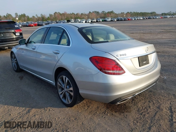 2016 Mercedes-Benz C 300 with VIN 55SWF4JBXGU097914, listed as a IAAI auction lot 41558924 with 99,335 mi miles and . Bid and sale history available at carsss.com. Image 3.