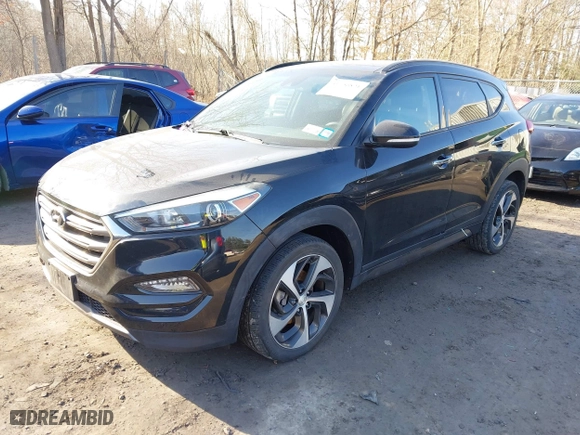 2016 Hyundai Tucson Limited with VIN KM8J3CA23GU165293, listed as a IAAI auction lot 41756821 with 59,998 mi miles. Bid and sale history available at carsss.com. Image 17.