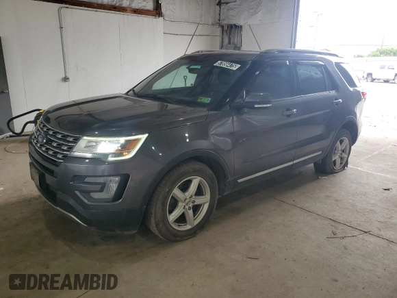 2017 Ford Explorer XLT with VIN 1FM5K8D83HGB61505, listed as a Copart auction lot 57856475 with 139,378 mi miles and Clean title. Bid and sale history available at DreamBid. Image 1.