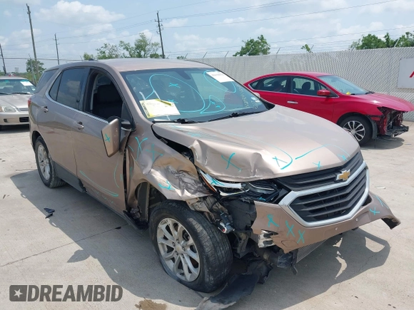2019 Chevrolet Equinox LT with VIN 2GNAXUEV9K6169267, listed as a IAAI auction lot 42118122 with 106,209 mi miles and . Bid and sale history available at DreamBid. Image 1.