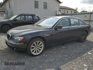 2007 BMW 7 Series 750Li z VIN WBAHN83597DT75573, wystawiony jako Copart lot #65955895 z przebiegiem 157 644 mil mil oraz Czysty tytuł • Clean title. Historia ofert i sprzedaży dostępna na DreamBid. Obrazek 1.