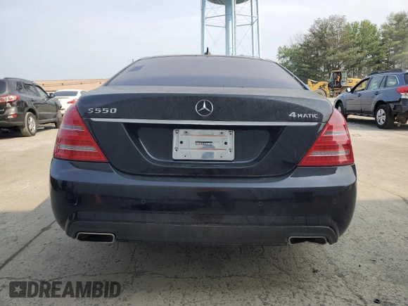 2012 Mercedes-Benz S 550 with VIN WDDNG9EB3CA434711, listed as a Copart auction lot 59297855 with 140,561 mi miles and Clean title. Bid and sale history available at DreamBid. Image 6.