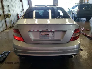 2009 Mercedes-Benz C 300 Sport with VIN WDDGF81X39R071490, listed as a Copart auction lot 61477135 with 138,068 mi miles and Salvage title. Bid and sale history available at DreamBid. Image 6.