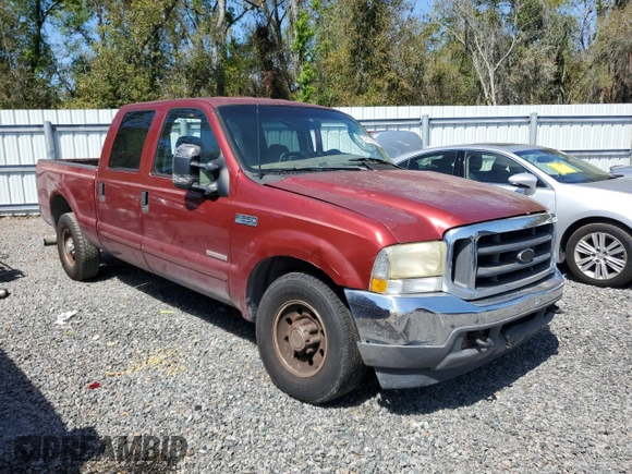 2003 Ford Super Duty F-250 XL with VIN 1FTNW20PX3EB63548, listed as a Copart auction lot 47360185 with 231,403 mi miles and Salvage Title. Bid and sale history available at carsss.com. Image 4.