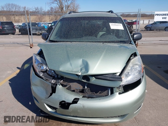 2008 Toyota Sienna CE with VIN 5TDZK23C08S123809, listed as a IAAI auction lot 41806031 with 108,400 mi miles and . Bid and sale history available at carsss.com. Image 12.