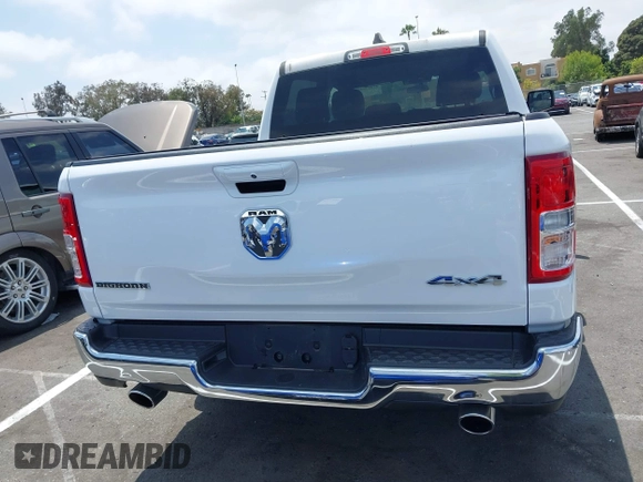 2022 Ram 1500 Big Horn with VIN 1C6SRFFT3NN456823, listed as a IAAI auction lot 42417659 with 5,313 mi miles and . Bid and sale history available at DreamBid. Image 16.