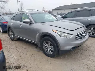 2010 Infiniti FX35 with VIN JN8AS1MW6AM856999, listed as a IAAI auction lot 41051039 with 166,714 mi miles. Bid and sale history available at carsss.com. Image 1.