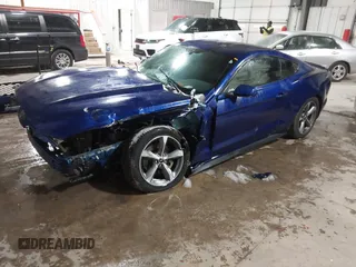 2016 Ford Mustang V6 with VIN 1FA6P8AM8G5260896, listed as a IAAI auction lot 41572640 with 80,249 mi miles and . Bid and sale history available at carsss.com. Image 18.