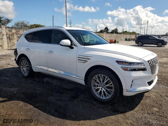 2024 Genesis GV80 with VIN KMUHBDSB4RU207755, listed as a Copart auction lot 44823365 with 16,707 mi miles and Clean Title. Bid and sale history available at carsss.com. Image 4.