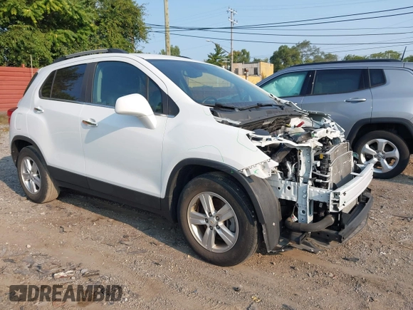 2020 Chevrolet Trax LT with VIN KL7CJLSBXLB073148, listed as a IAAI auction lot 40321540 with 53,972 mi miles and . Bid and sale history available at DreamBid. Image 1.