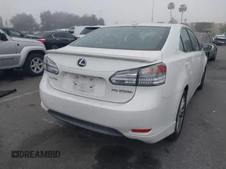 2010 Lexus HS 250h with VIN JTHBB1BA0A2014578, listed as a IAAI auction lot 41674564 with 158,729 mi miles and . Bid and sale history available at DreamBid. Image 4.