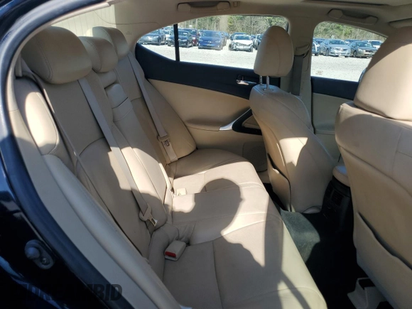 2006 Lexus IS 250 with VIN JTHCK262862003185, listed as a Copart auction lot 54335835 with 98,443 mi miles and Clean Title. Bid and sale history available at DreamBid. Image 10.