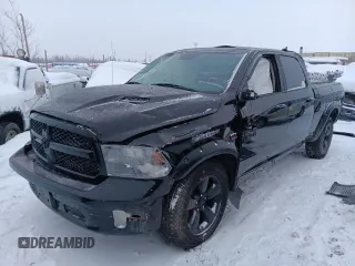 2019 Ram 1500 Big Horn z VIN 1C6RR7TT5KS635001, wystawiony jako Copart lot #42647655 z przebiegiem Nie podano mil oraz Szkoda całkowita • Salvage title. Historia ofert i sprzedaży dostępna na DreamBid. Obrazek 1.