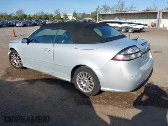 2008 Saab 9-3 with VIN YS3FB79Y886005793, listed as a IAAI auction lot 41964964 with 108,247 mi miles. Bid and sale history available at carsss.com. Image 3.