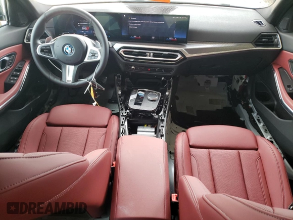 2024 BMW 3 Series 330e with VIN 3MW39FF08R8E33787, listed as a Copart auction lot 63331344 with 7,786 mi miles and Non Repairable. Bid and sale history available at carsss.com. Image 8.