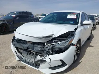 2020 Nissan Sentra SV with VIN 3N1AB8CV3LY228477, listed as a IAAI auction lot 41879199 with 70,304 mi miles. Bid and sale history available at carsss.com. Image 6.