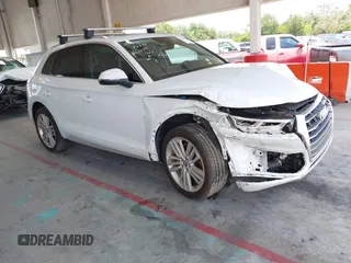 2020 Audi Q5 Premium Plus z VIN WA1BNAFY9L2016407, wystawiony jako IAAI lot #42359756 z przebiegiem 52 554 mil mil oraz . Historia ofert i sprzedaży dostępna na DreamBid. Obrazek 1.