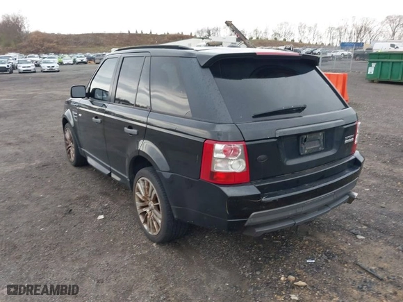 2009 Land Rover Range Rover Sport SC with VIN SALSH23429A202334, listed as a IAAI auction lot 42025447 with 214,744 mi miles. Bid and sale history available at carsss.com. Image 3.