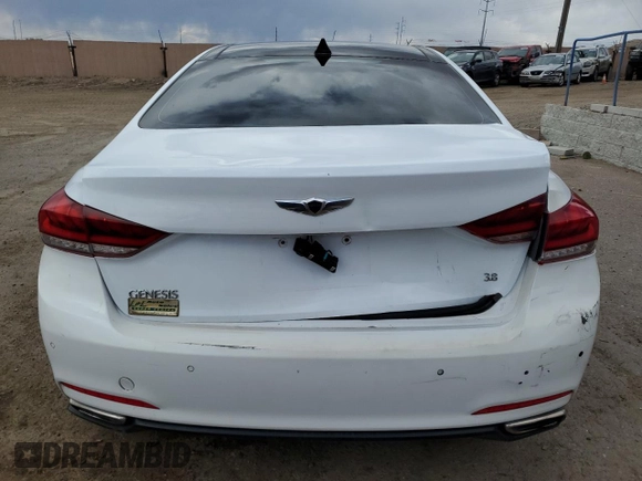2015 Hyundai Genesis 3.8L z VIN KMHGN4JE2FU031619, wystawiony jako Copart lot #54696515 z przebiegiem 131 465 mil mil oraz Szkoda całkowita • Salvage title. Historia ofert i sprzedaży dostępna na DreamBid. Obrazek 6.