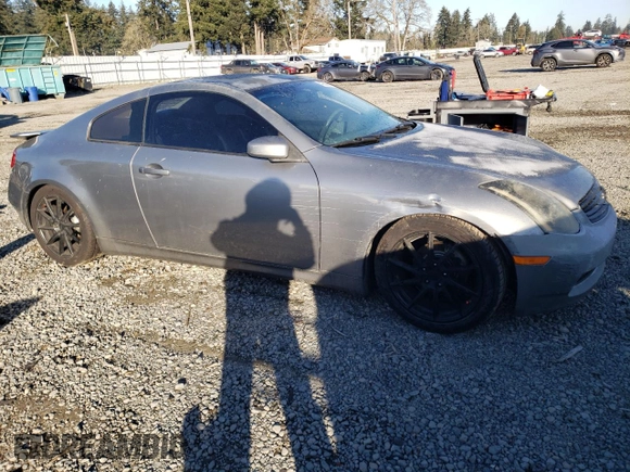 2004 Infiniti G35 Coupe w/Leather with VIN JNKCV54E74M810868, listed as a Copart auction lot 42226015 with 180,660 mi miles and Salvage Title. Bid and sale history available at carsss.com. Image 4.