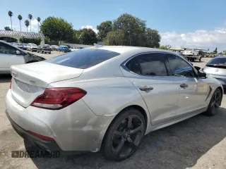 2019 Genesis G70 2.0T Advanced with VIN KMTG44LA9KU027242, listed as a Copart auction lot 71632864 with 72,288 mi miles and Salvage Title. Bid and sale history available at carsss.com. Image 3.