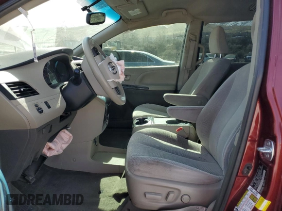 2013 Toyota Sienna LE with VIN 5TDJK3DC7DS069825, listed as a Copart auction lot 46951975 with 190,762 mi miles and Salvage Title. Bid and sale history available at carsss.com. Image 7.