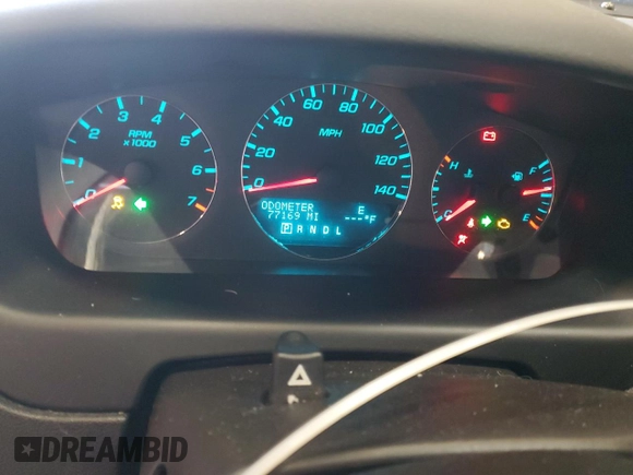 2013 Chevrolet Impala LT with VIN 2G1WG5E38D1124901, listed as a Copart auction lot 89372515 with 77,169 mi miles and Non Repairable. Bid and sale history available at DreamBid. Image 9.