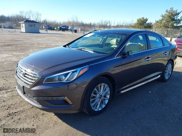 2015 Hyundai Sonata 2.4L Sport with VIN 5NPE34AF6FH174223, listed as a IAAI auction lot 41748484 with 100,492 mi miles. Bid and sale history available at carsss.com. Image 2.