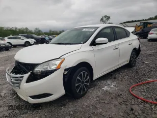 2014 Nissan Sentra S with VIN 3N1AB7AP7EL632798, listed as a Copart auction lot 52158045 with 162,096 mi miles and Salvage Title. Bid and sale history available at DreamBid. Image 1.