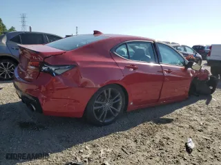 2019 Acura TLX w/A-Spec Pkg with VIN 19UUB3F61KA000581, listed as a Copart auction lot 52616485 with 99,771 mi miles and Non Repairable. Bid and sale history available at carsss.com. Image 3.