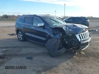 2013 Jeep Grand Cherokee Overland with VIN 1C4RJFCG7DC655471, listed as a IAAI auction lot 41241003 with 78,287 mi miles. Bid and sale history available at carsss.com. Image 1.