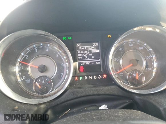 2012 Chrysler Town & Country Touring with VIN 2C4RC1BG8CR283188, listed as a Copart auction lot 46452055 with 277,401 mi miles and Salvage Title. Bid and sale history available at DreamBid. Image 9.
